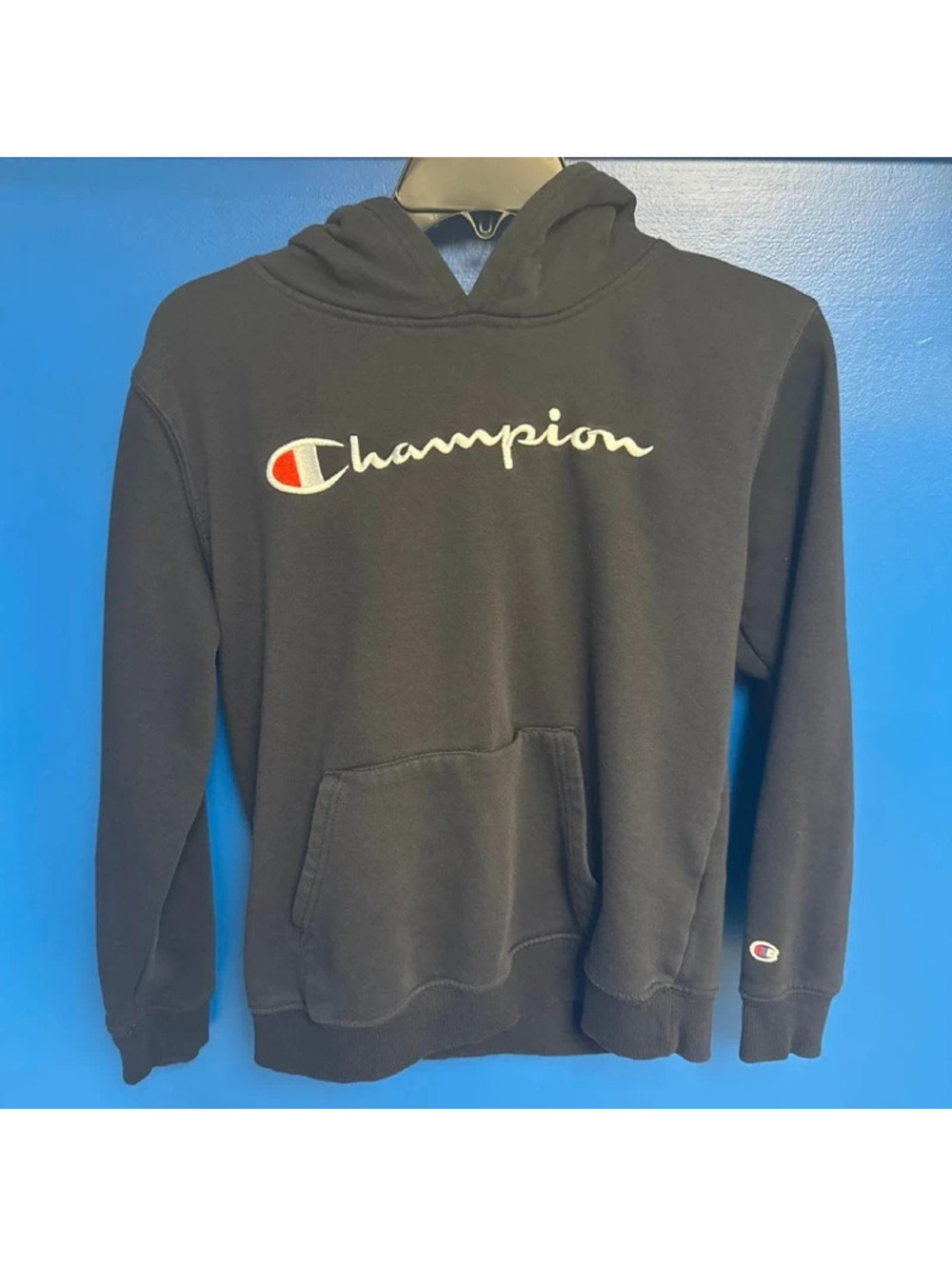 Champion hoodie in black & gray #champion #athletic